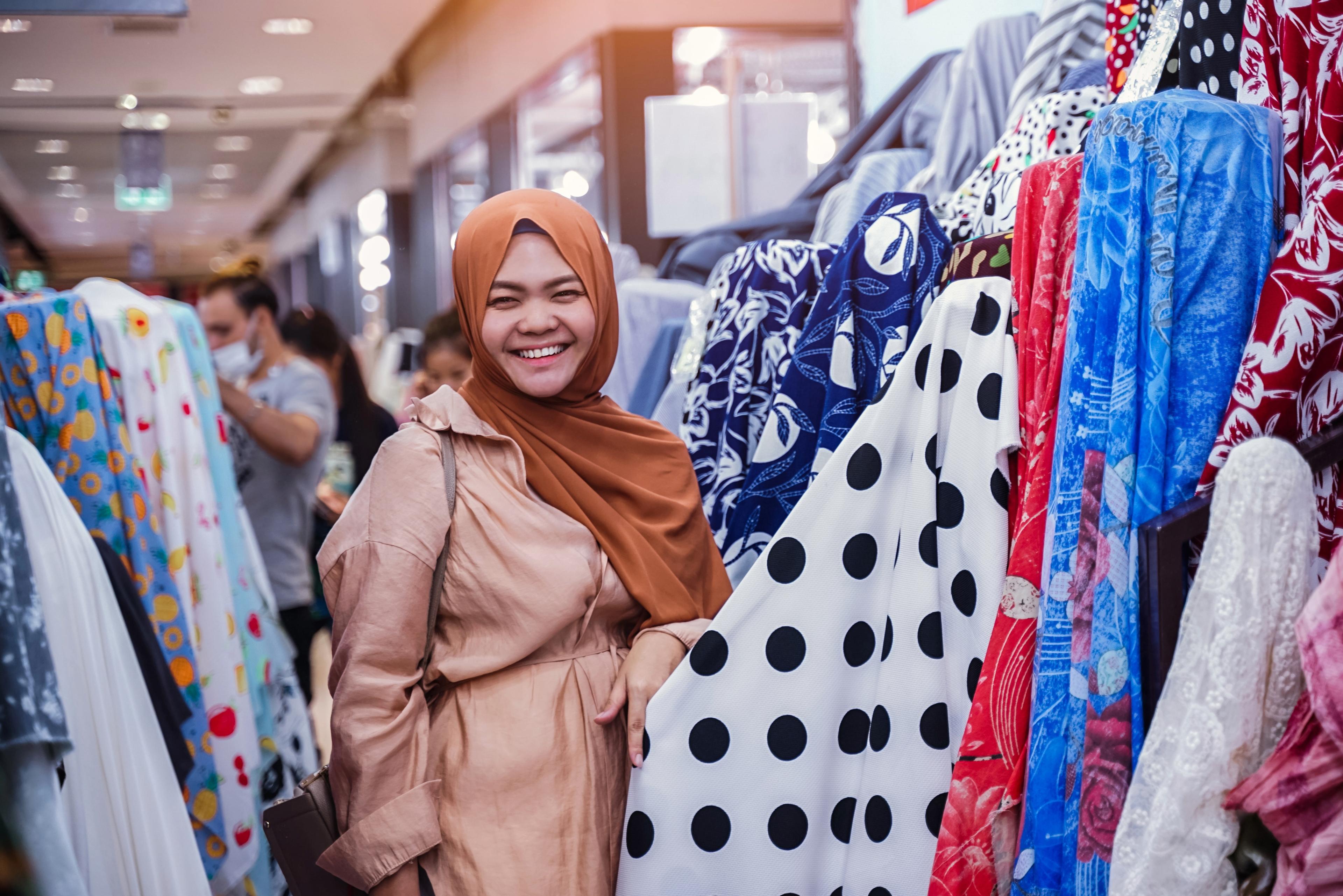 Indonesian woman in a market