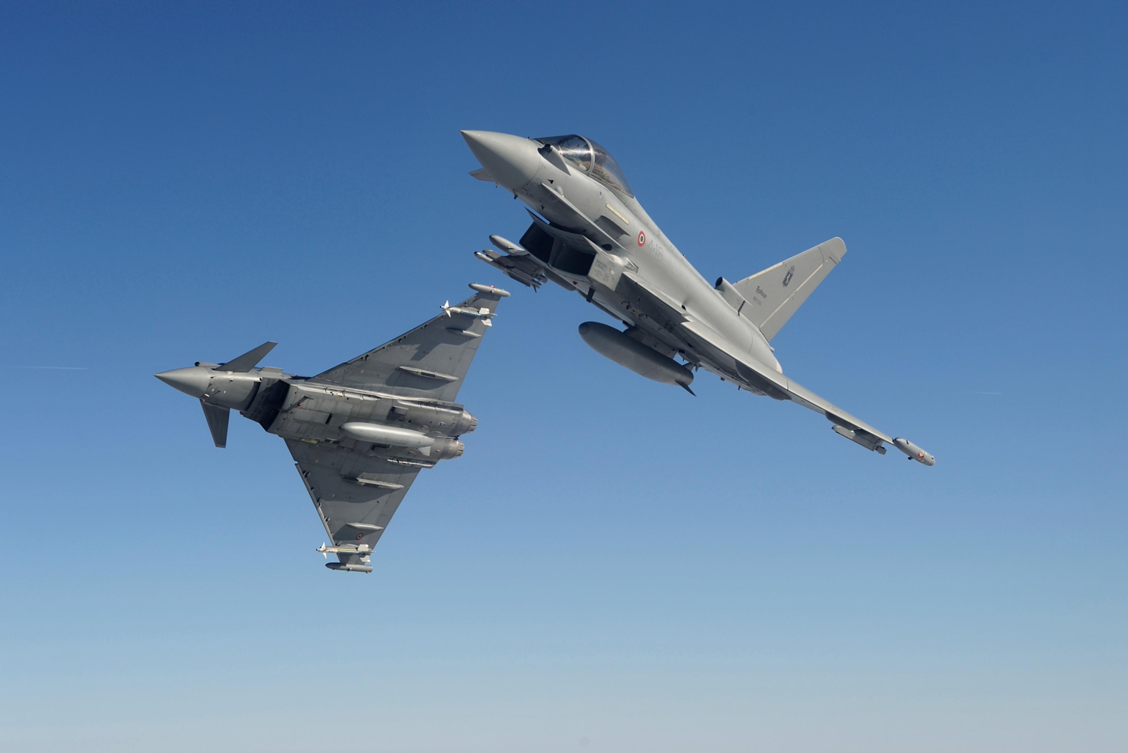 Eurofighter Typhoon soars confidently in the skies, symbolizing resilience and strength. Amidst global challenges, BAE has stepped up its servicing of RAF Typhoons, ensuring the safety and readiness of our defence forces in the wake of the Russian invasion of Ukraine